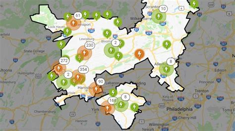 met ed outage map|power outage map near me.